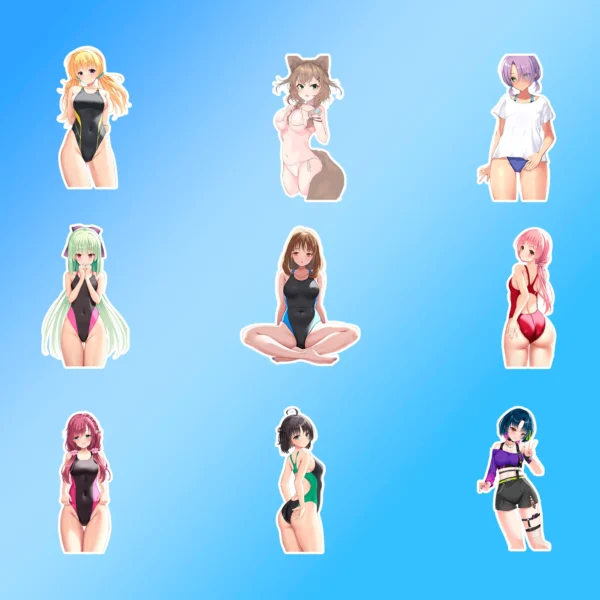 50 pcs Cute Anime Sticker Pack - Image 7