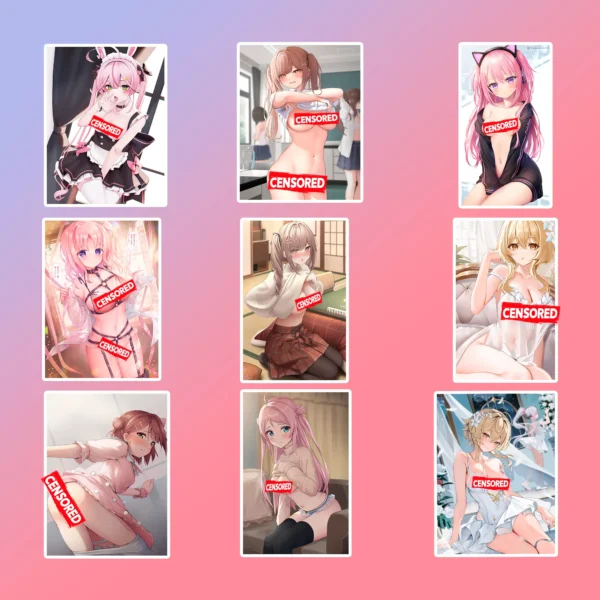 50 pcs Anime Sticker Pack - Image 6