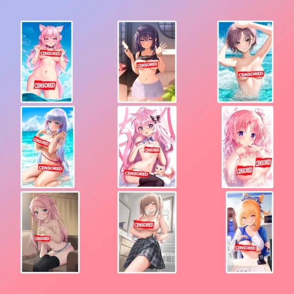 50 pcs Anime Sticker Pack - Image 8