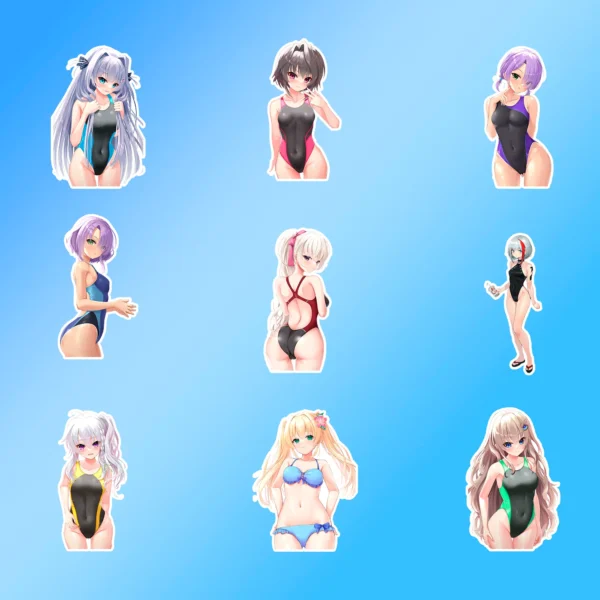 50 pcs Cute Anime Sticker Pack - Image 9