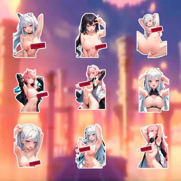 50 pcs Cute Anime Sticker Pack - Image 8